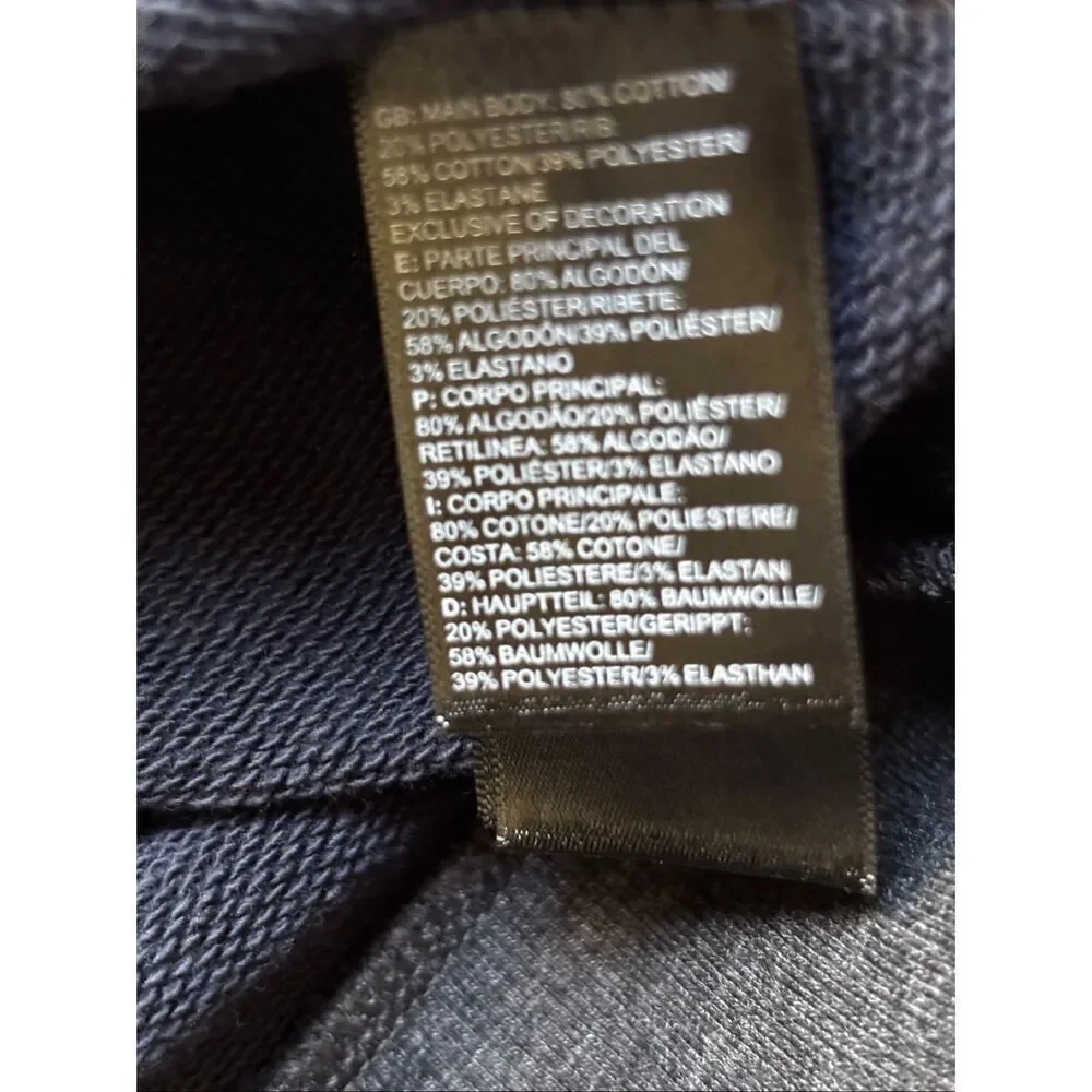 The North Face Crewneck Wicker FlashDry Long Sleeve blue Sweatshirt M